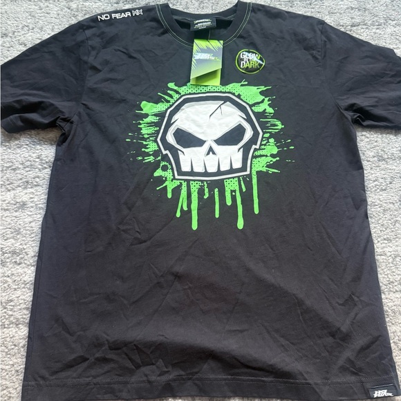 No Fear Skull Logo Y2K Shirt - Picture 1 of 3